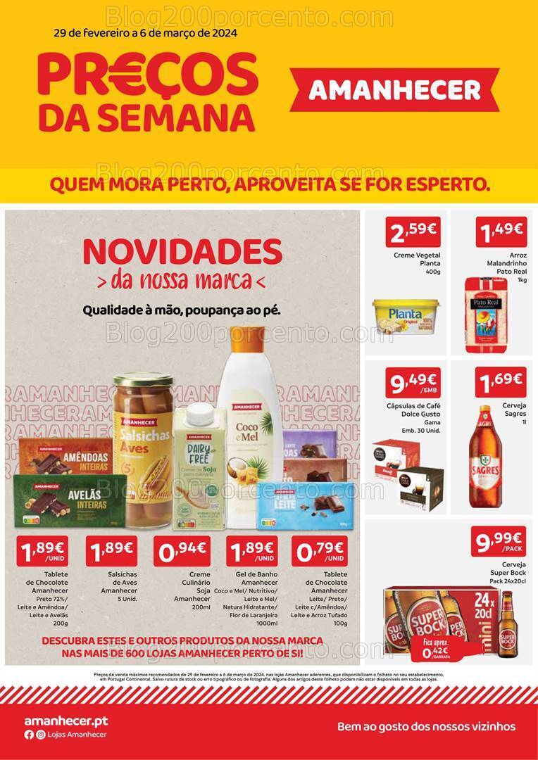 Antevisão Folheto AMANHECER Promoções de 29 fevereiro a 6 março