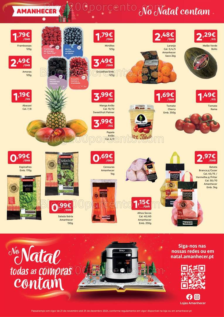 Antevisão Folheto AMANHECER Promoções de 12 a 25 dezembro
