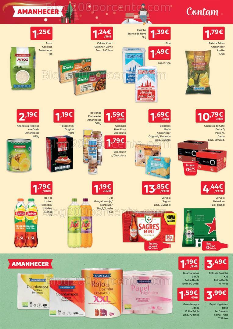Antevisão Folheto AMANHECER Promoções de 12 a 25 dezembro