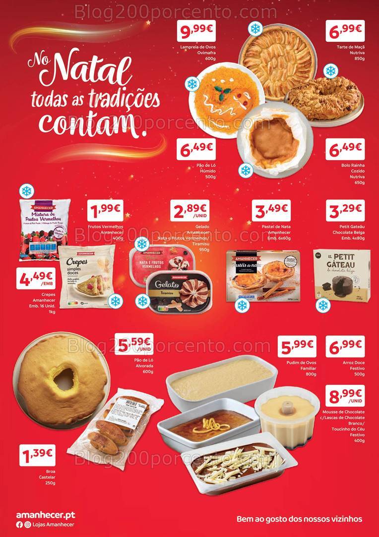 Antevisão Folheto AMANHECER Promoções de 12 a 25 dezembro