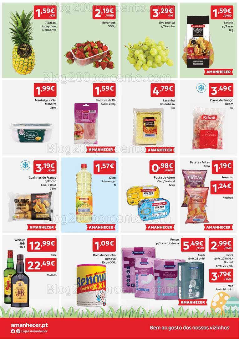 Antevisão Folheto AMANHECER Promoções de 28 março a 3 abril