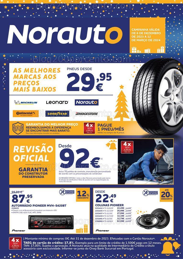 Antevisão Folheto NORAUTO Promoções de 6 dezembro a 12 março