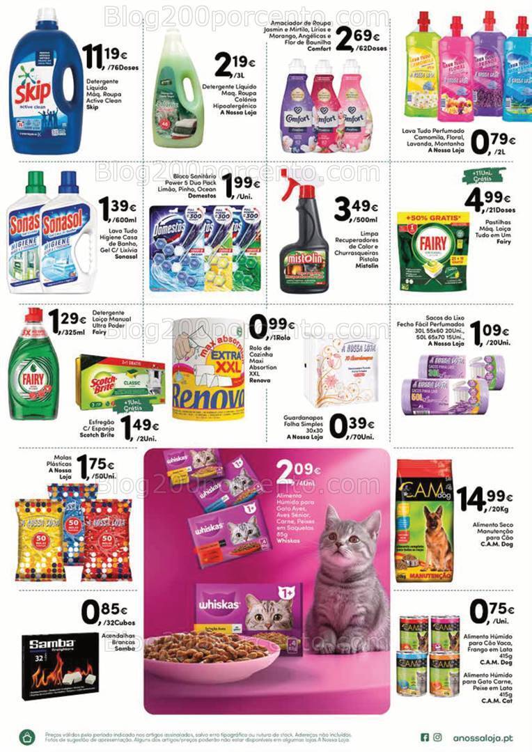 Antevisão Folheto A NOSSA LOJA Promoções de 27 janeiro a 11 fevereiro