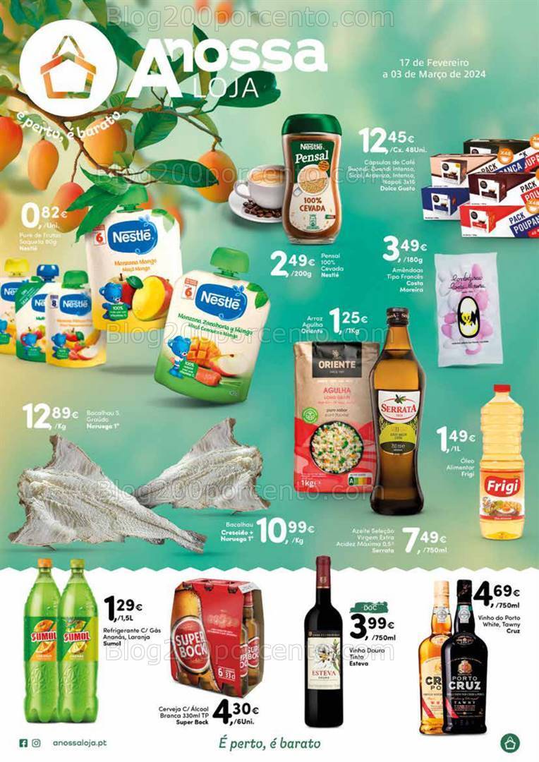 Antevisão Folheto A NOSSA LOJA Promoções 17 fevereiro a 3 março