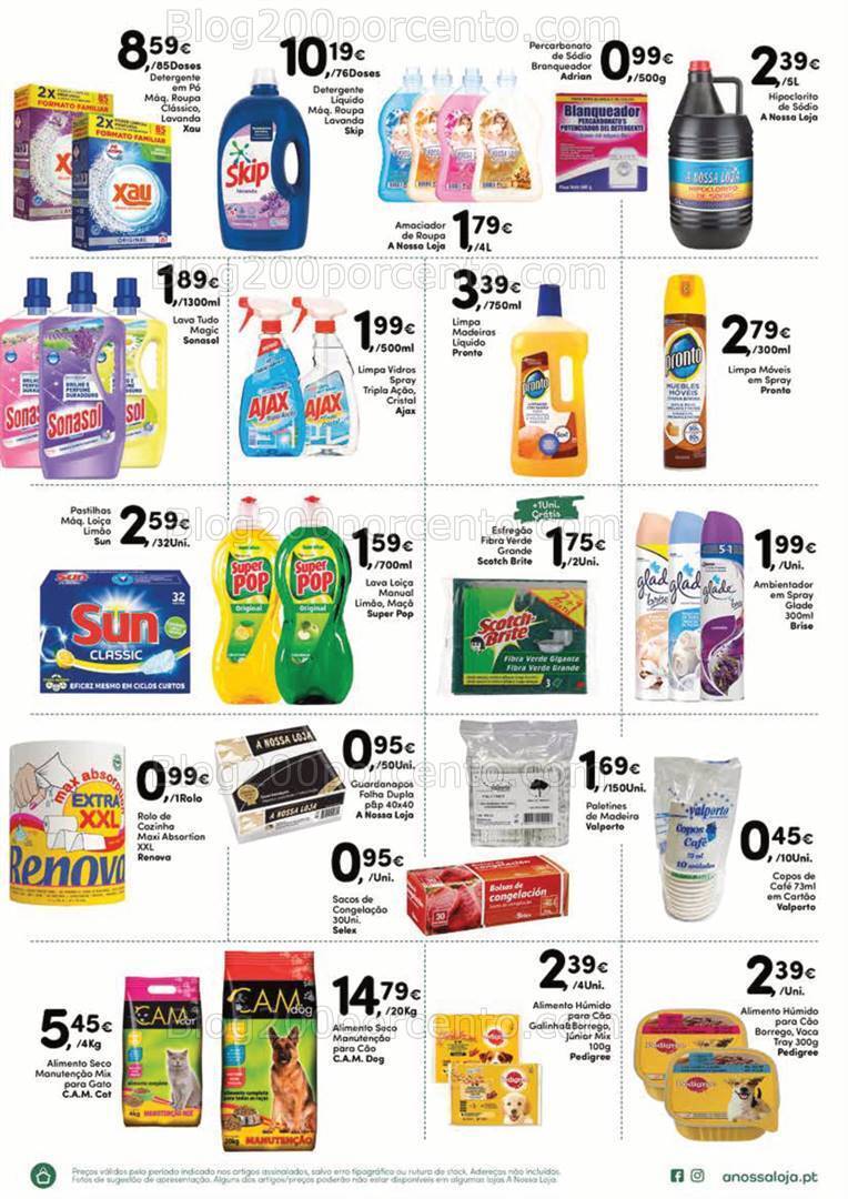 Antevisão Folheto A NOSSA LOJA Promoções de 9 a 24 março