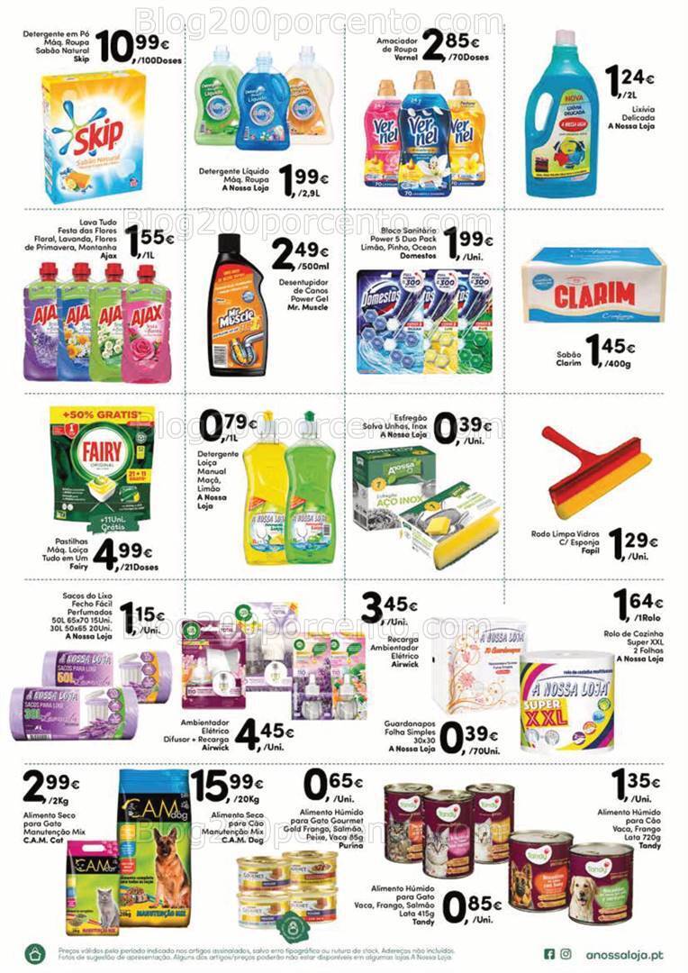 Antevisão Folheto A NOSSA LOJA Promoções de 30 março a 14 abril