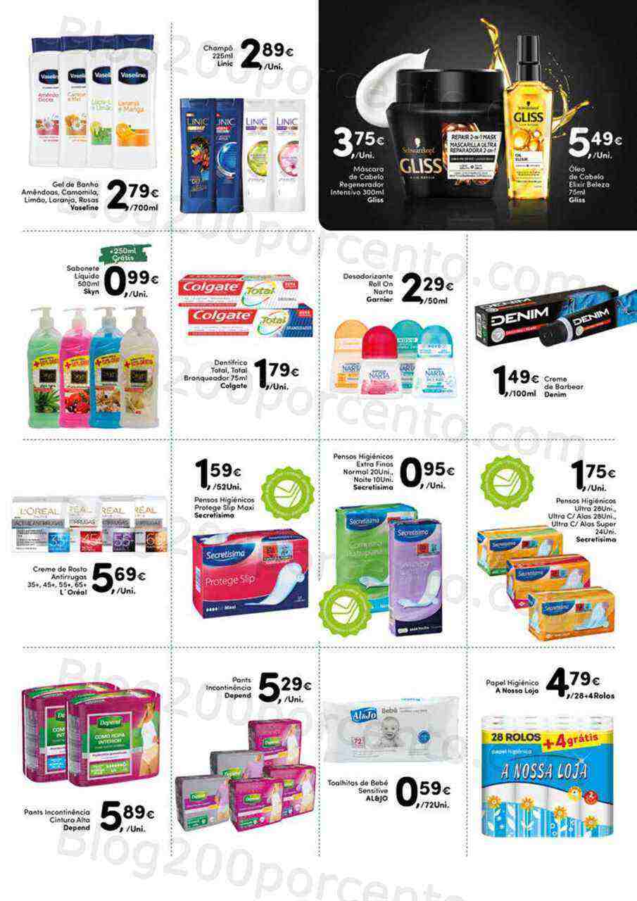 Antevisão Folheto A NOSSA LOJA Promoções de 1 a 16 abril