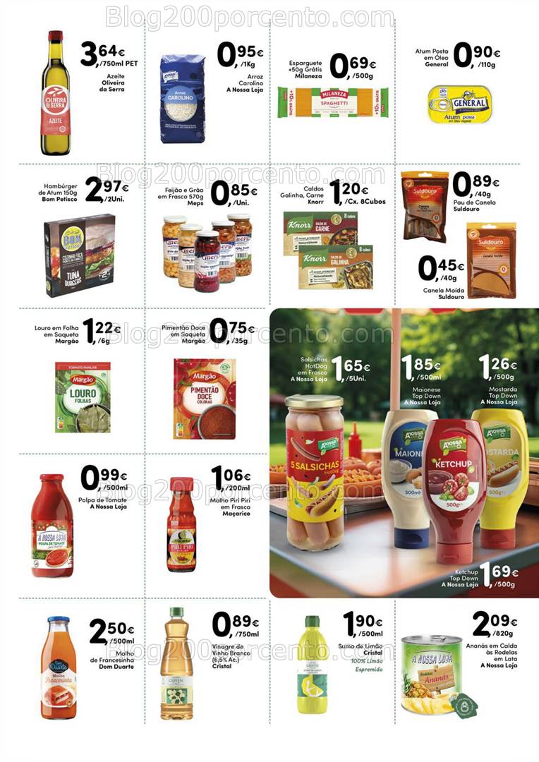 Antevisão Folheto A NOSSA LOJA Páscoa Promoções de 29 março a 13 abril