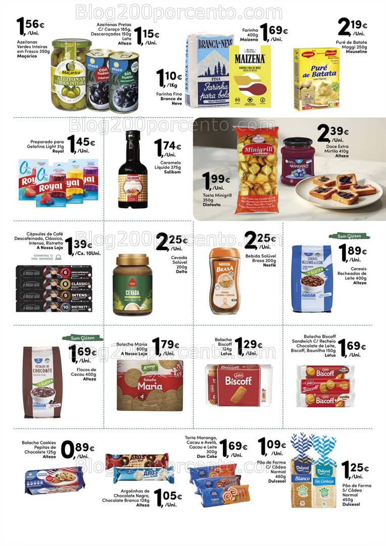 Antevisão Folheto A NOSSA LOJA Páscoa Promoções de 29 março a 13 abril