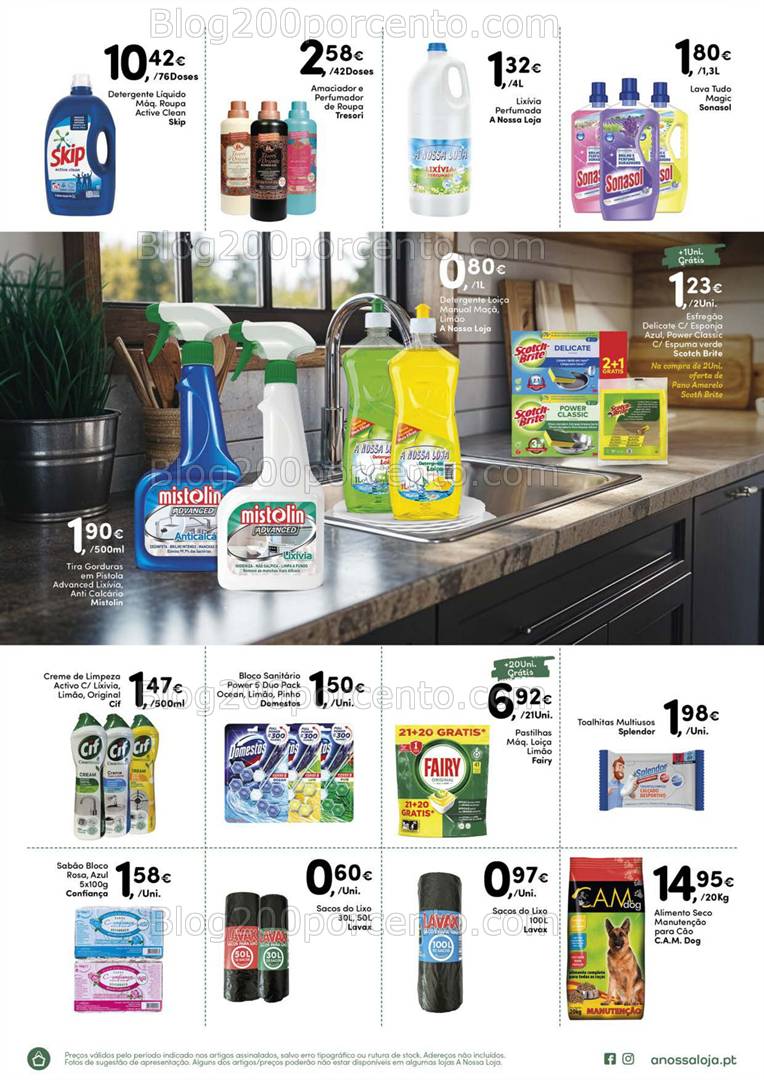 Antevisão Folheto A NOSSA LOJA Páscoa Promoções de 29 março a 13 abril