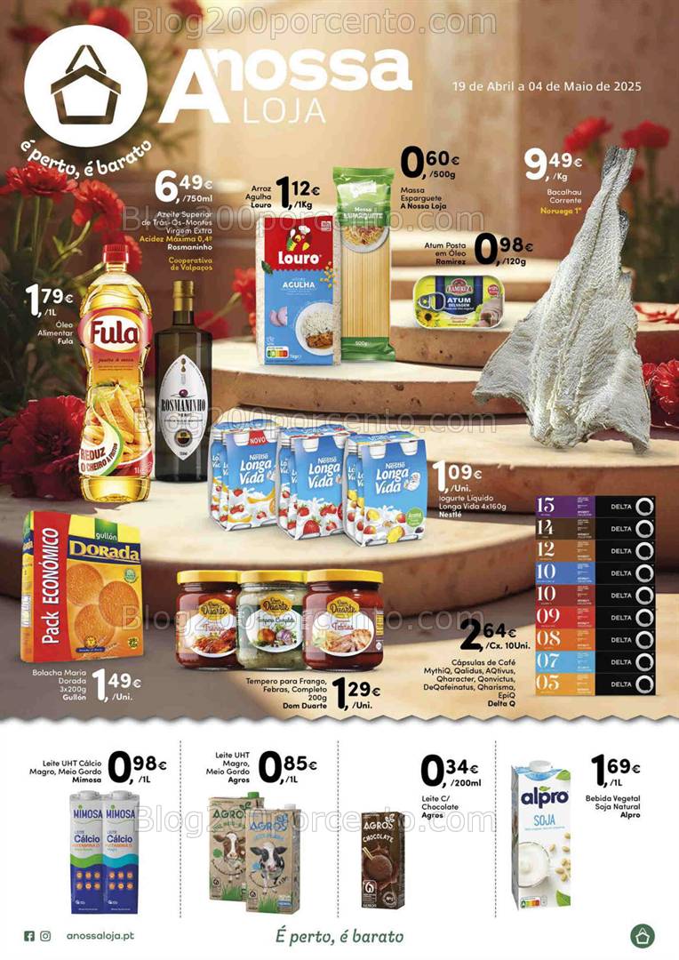 Antevisão Folheto A NOSSA LOJA Promoções de 19 abril a 4 maio