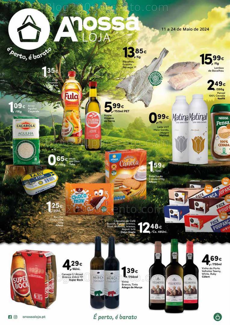 Antevisão Folheto A NOSSA LOJA Promoções de 10 a 23 maio