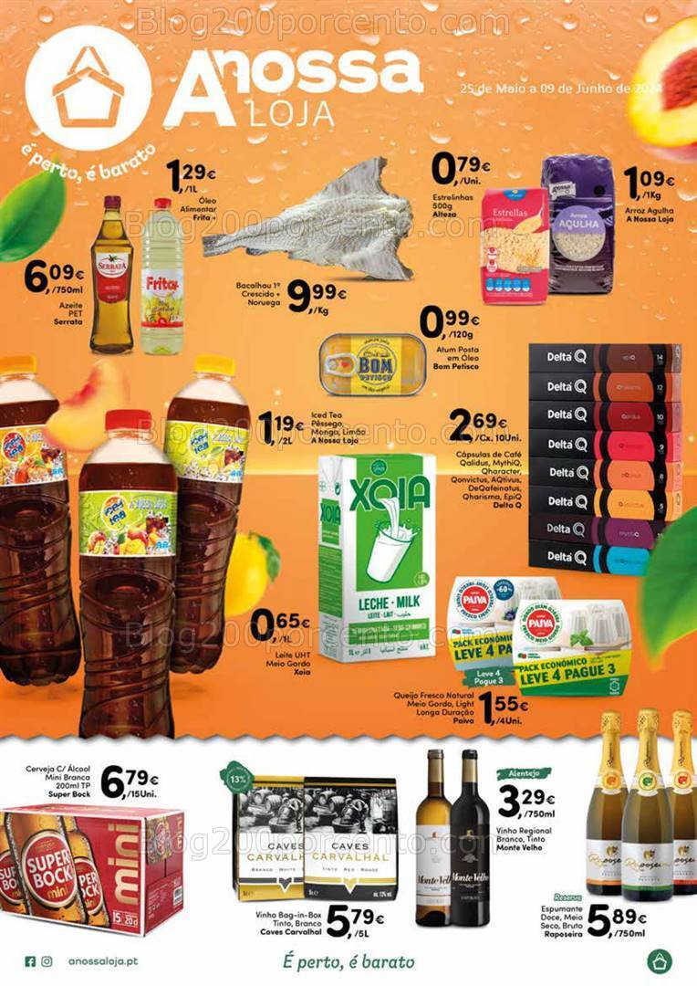 Antevisão Folheto A NOSSA LOJA Promoções de 25 maio a 9 junho
