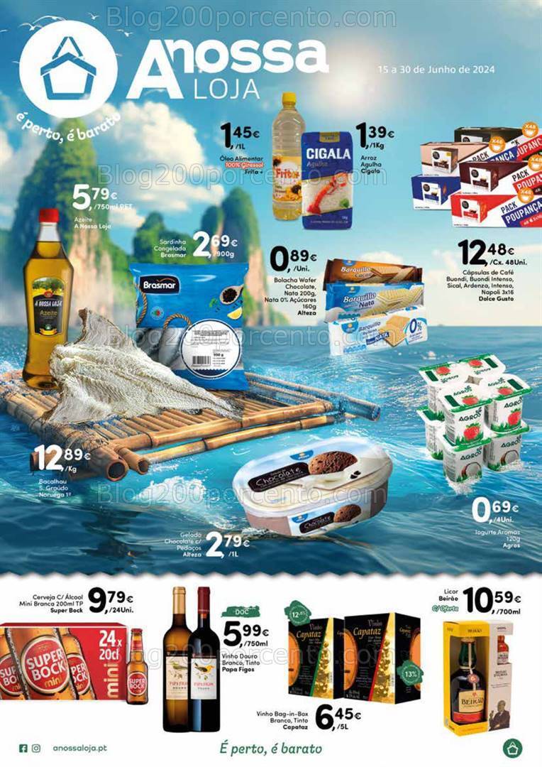 Antevisão Folheto A NOSSA LOJA Promoções de 15 a 30 junho