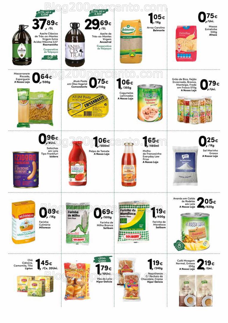 Antevisão Folheto A NOSSA LOJA Promoções de 4 a 19 janeiro