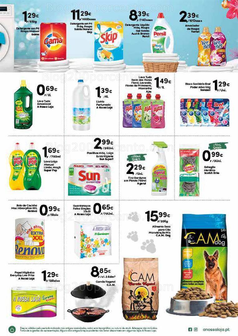 Antevisão Folheto A NOSSA LOJA Promoções de 17 agosto a 1 setembro