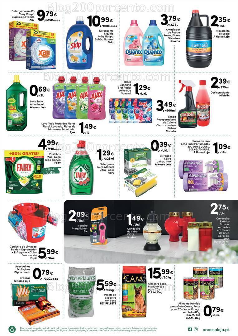 Antevisão Folheto A NOSSA LOJA Promoções de 30 setembro a 15 outubro