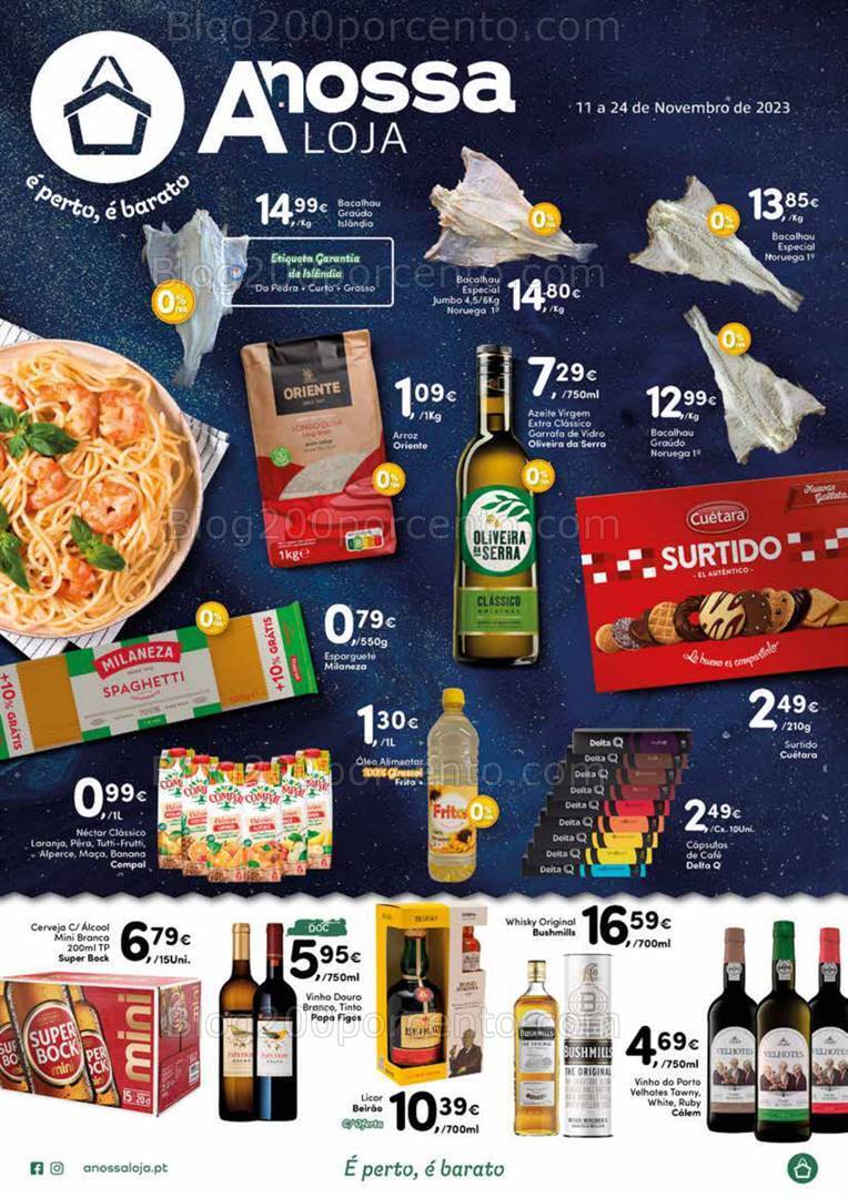 Antevisão Folheto A NOSSA LOJA Promoções de 11 a 24 novembro