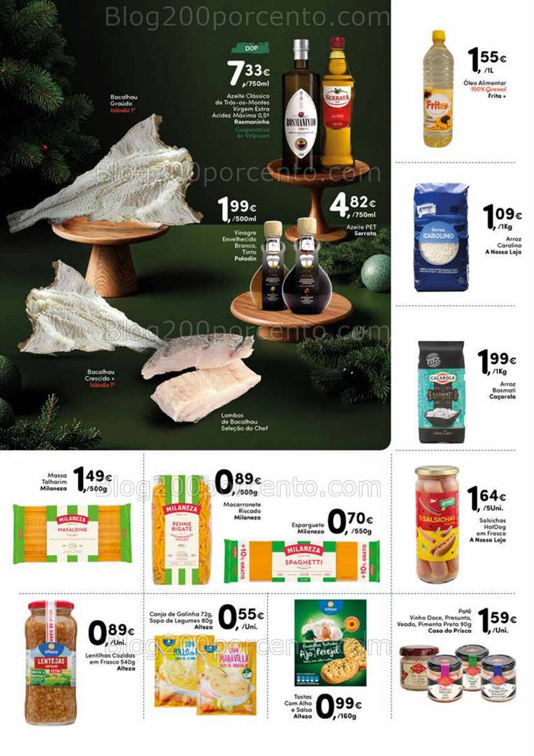 Antevisão Folheto A NOSSA LOJA Promoções de 7 a 31 dezembro