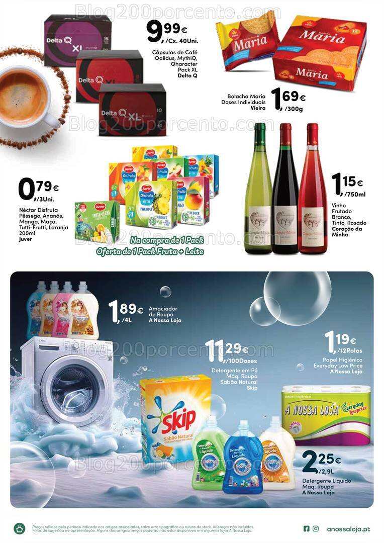 Antevisão Folheto A NOSSA LOJA Extra Promoções de 22 a 26 janeiro