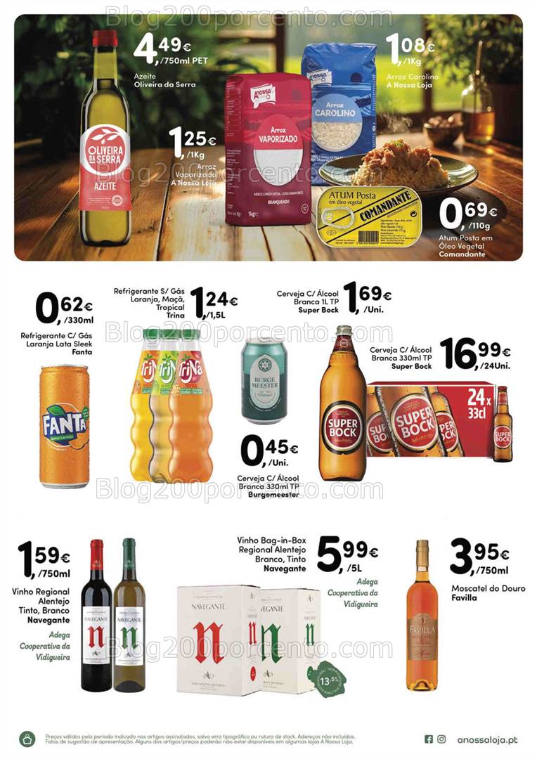 Antevisão Folheto A NOSSA LOJA Promoções de 10 a 14 fevereiro