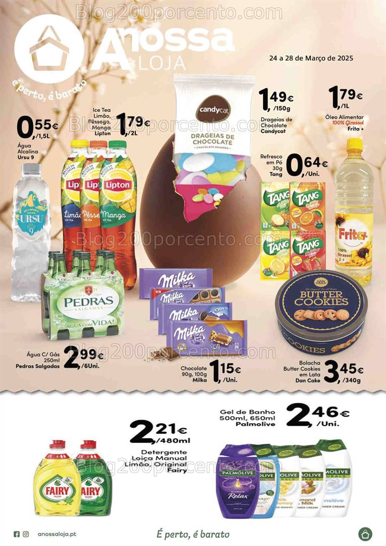Antevisão Folheto A NOSSA LOJA Promoções de 24 a 28 março