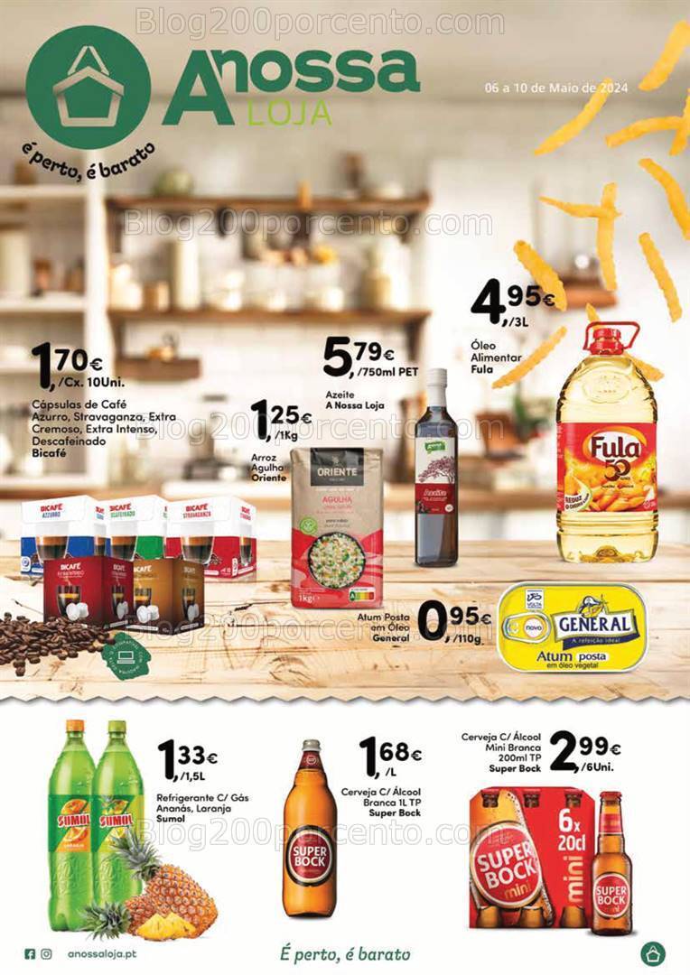 Antevisão Folheto A NOSSA LOJA Promoções de 5 a 9 maio
