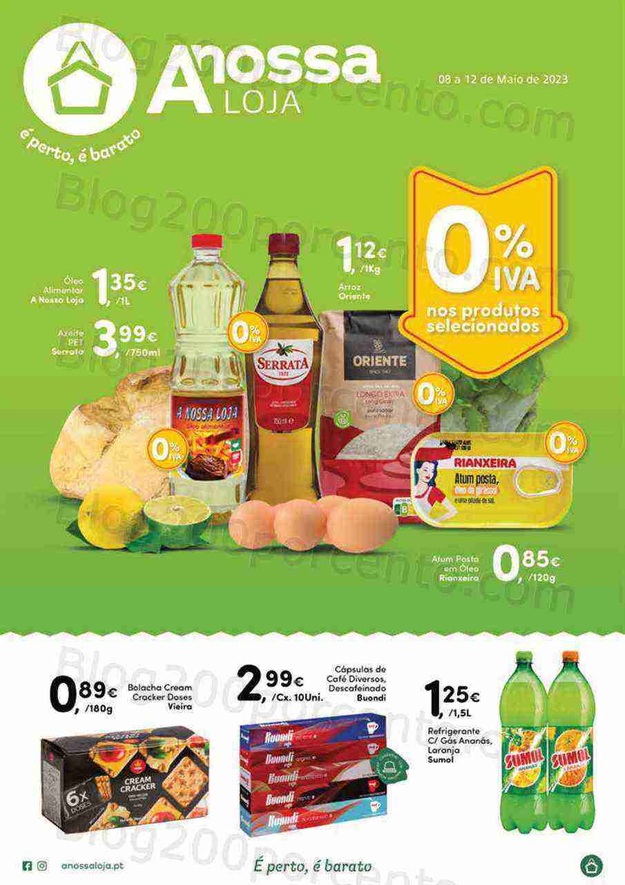 Antevisão Folheto AQUI É FRESCO Promoçõeś de 8 a 12 maio