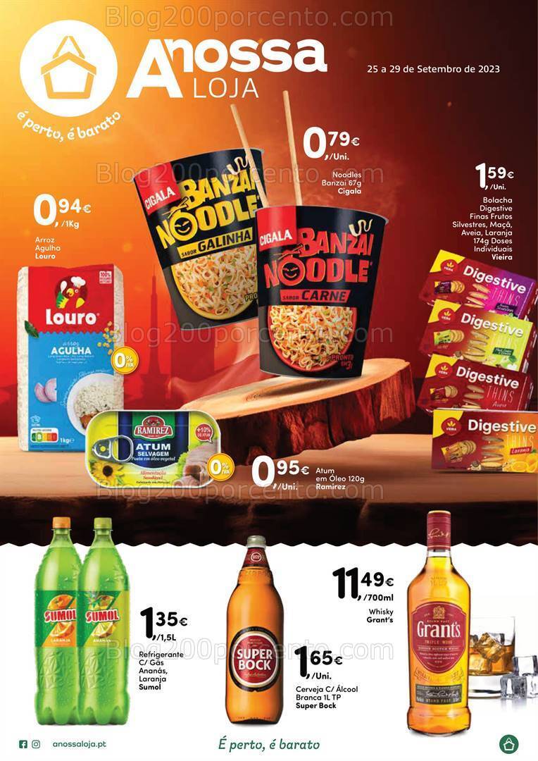 Antevisão Folheto AQUI É FRESCO Promoções de 25 a 29 setembro