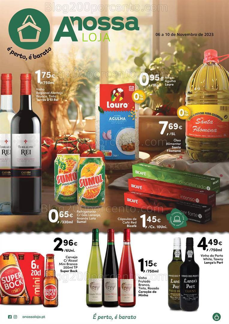 Antevisão Folheto A NOSSA LOJA Promoções de 6 a 10 novembro
