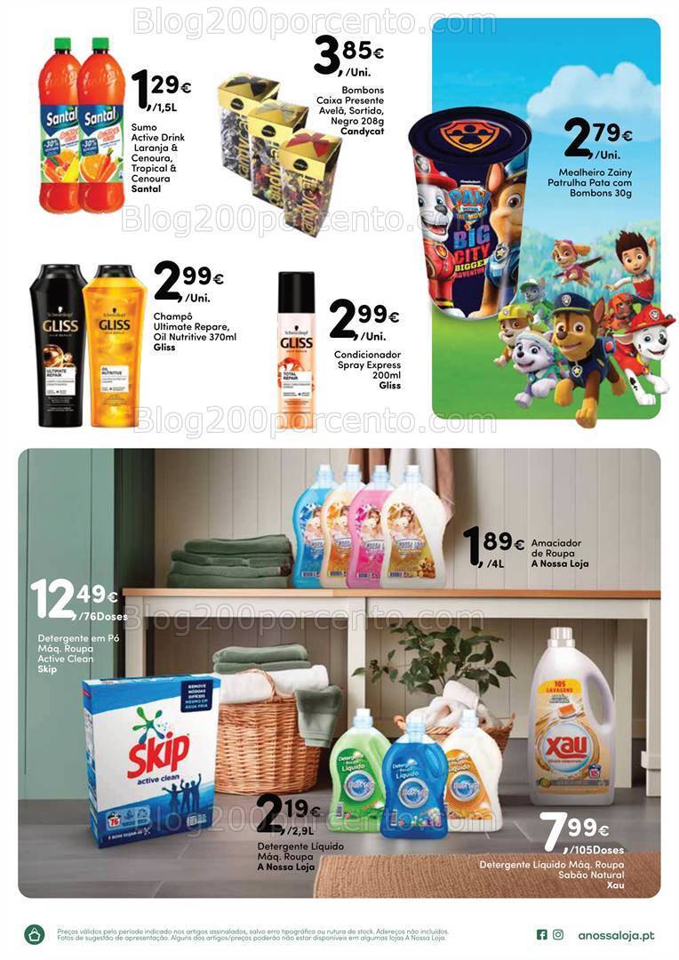 Antevisão Folheto A NOSSA LOJA Promoções de 6 a 10 novembro