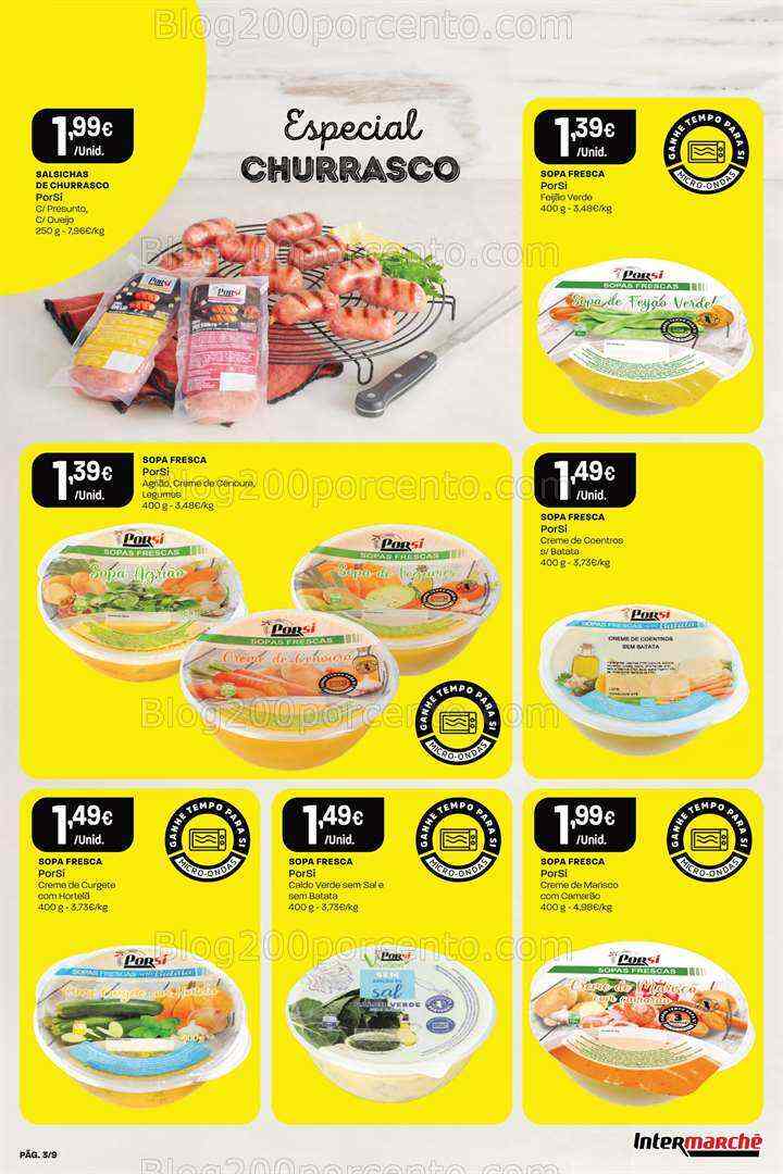 Antevisão Folheto INTERMARCHÉ Especial Porsi Promoções de 6 a 12 julho
