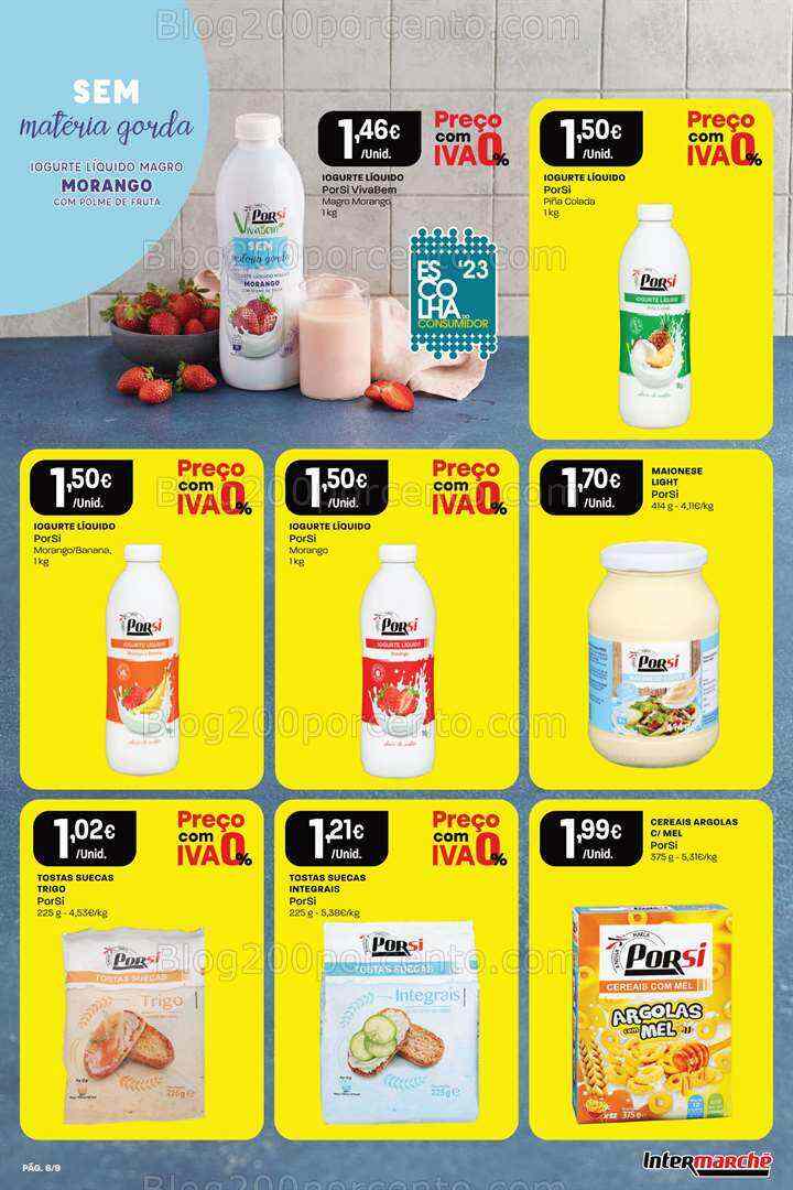 Antevisão Folheto INTERMARCHÉ Especial Porsi Promoções de 6 a 12 julho