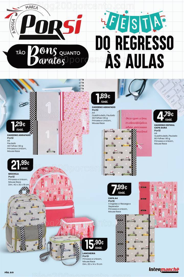 Antevisão Folheto INTERMARCHÉ Porsi Promoções de 17 a 23 agosto