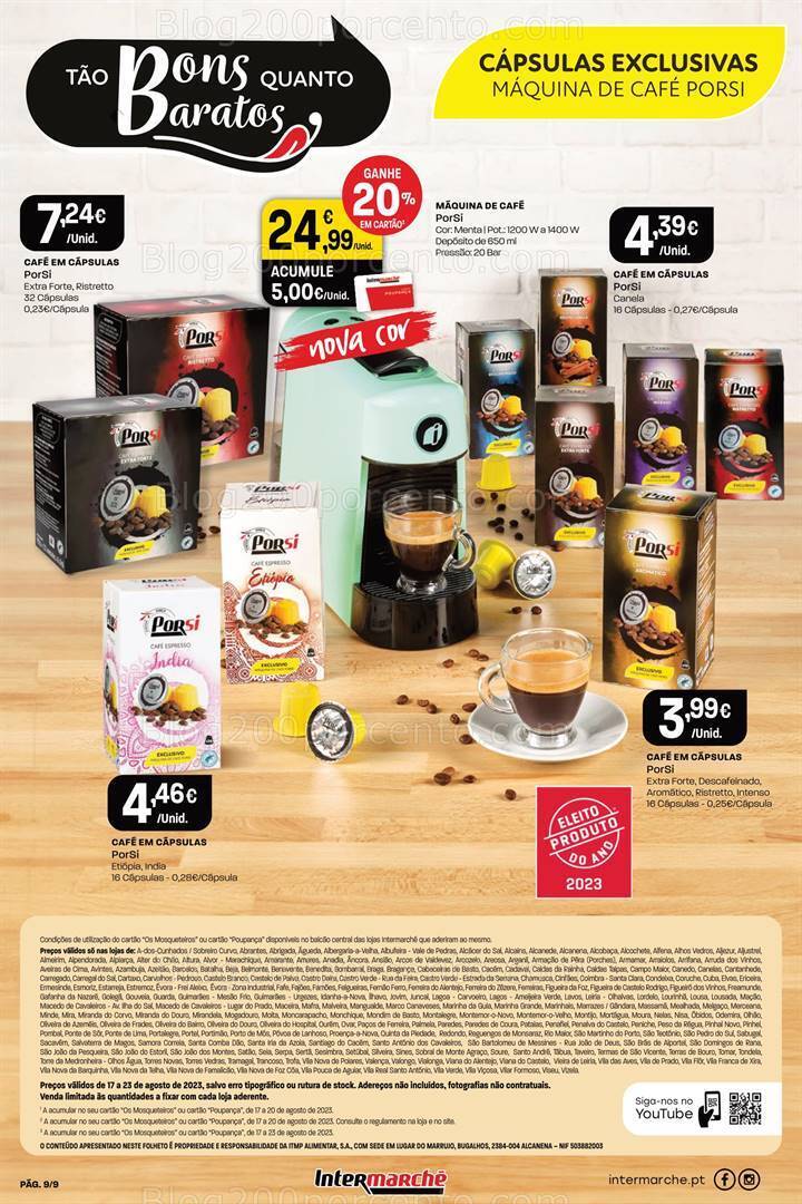 Antevisão Folheto INTERMARCHÉ Porsi Promoções de 17 a 23 agosto