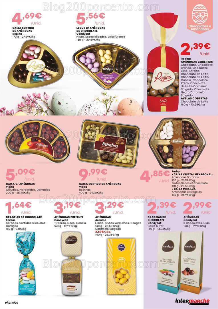 Antevisão Folheto INTERMARCHÉ Contact Páscoa Promoções de 14 março a 3 abril