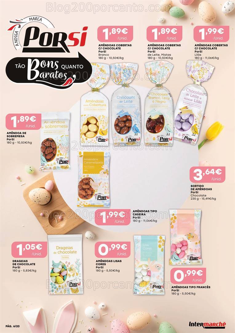 Antevisão Folheto INTERMARCHÉ Contact Páscoa Promoções de 14 março a 3 abril