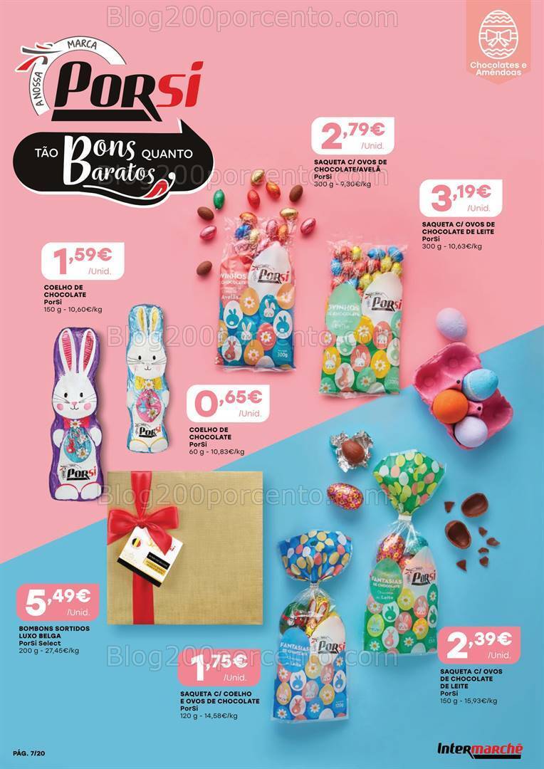 Antevisão Folheto INTERMARCHÉ Contact Páscoa Promoções de 14 março a 3 abril