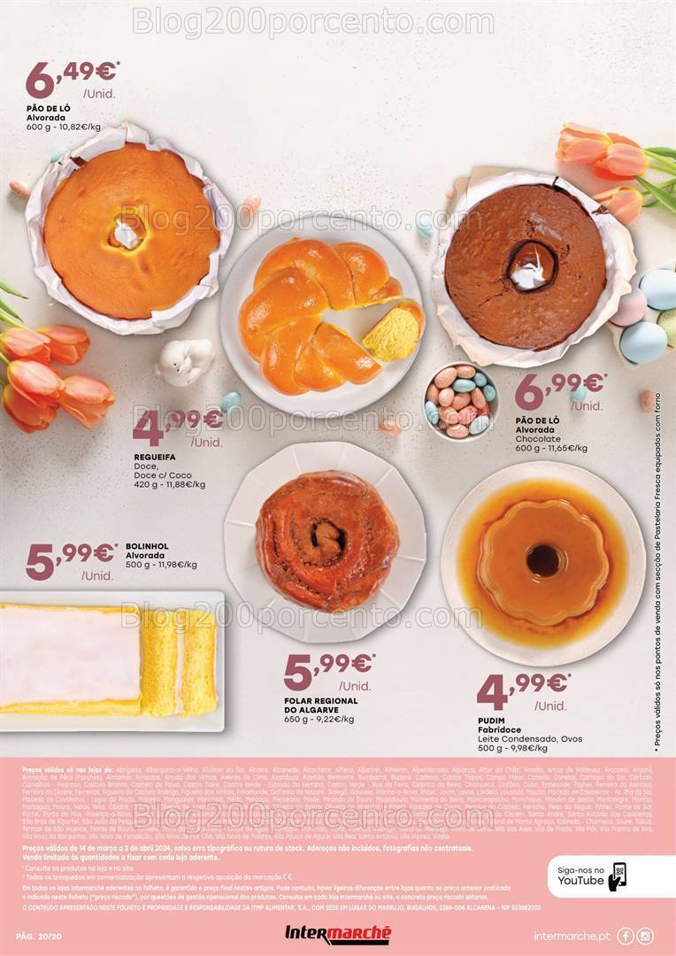 Antevisão Folheto INTERMARCHÉ Contact Páscoa Promoções de 14 março a 3 abril