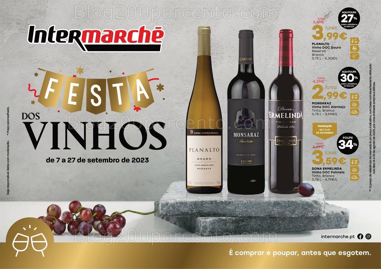 Antevisão Folheto INTERMARCHÉ Festa QEV Promoções de 7 a 27 setembro
