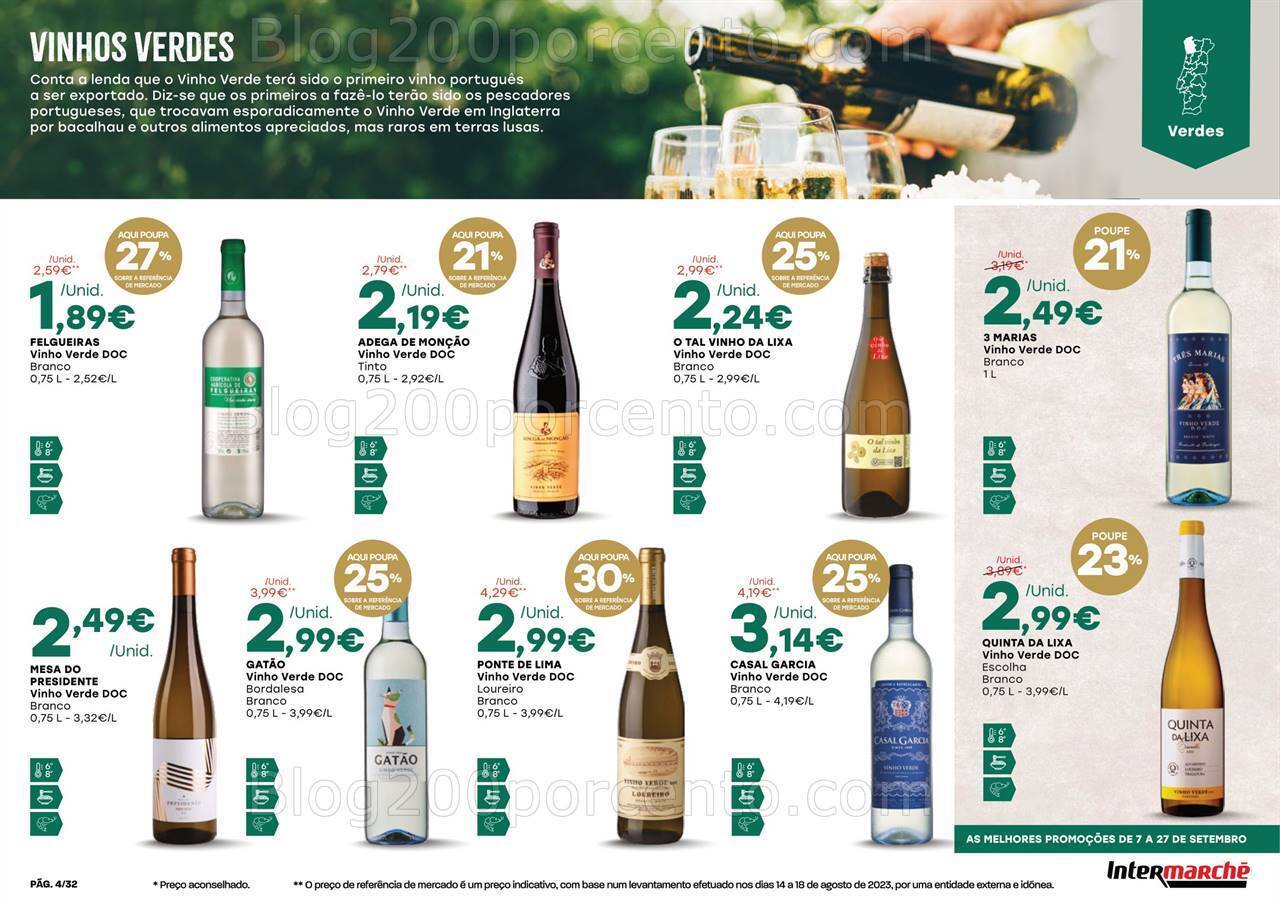 Antevisão Folheto INTERMARCHÉ Festa QEV Promoções de 7 a 27 setembro