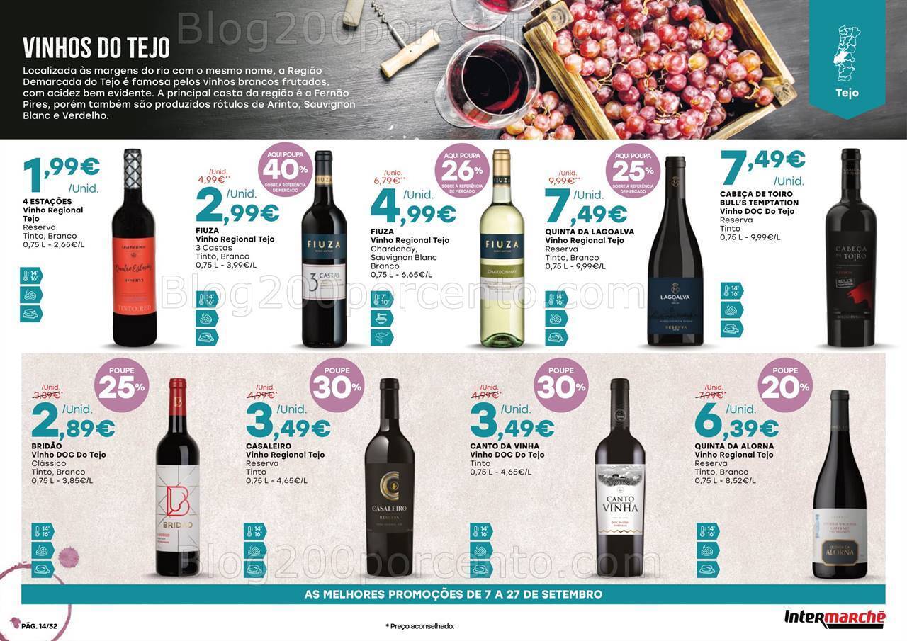 Antevisão Folheto INTERMARCHÉ Festa QEV Promoções de 7 a 27 setembro