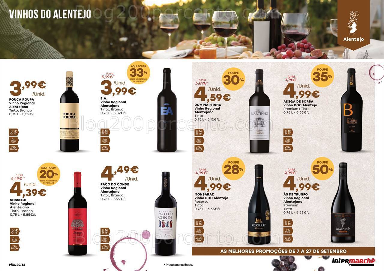 Antevisão Folheto INTERMARCHÉ Festa QEV Promoções de 7 a 27 setembro