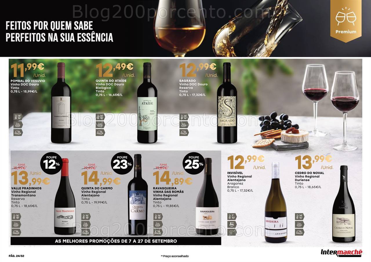 Antevisão Folheto INTERMARCHÉ Festa QEV Promoções de 7 a 27 setembro
