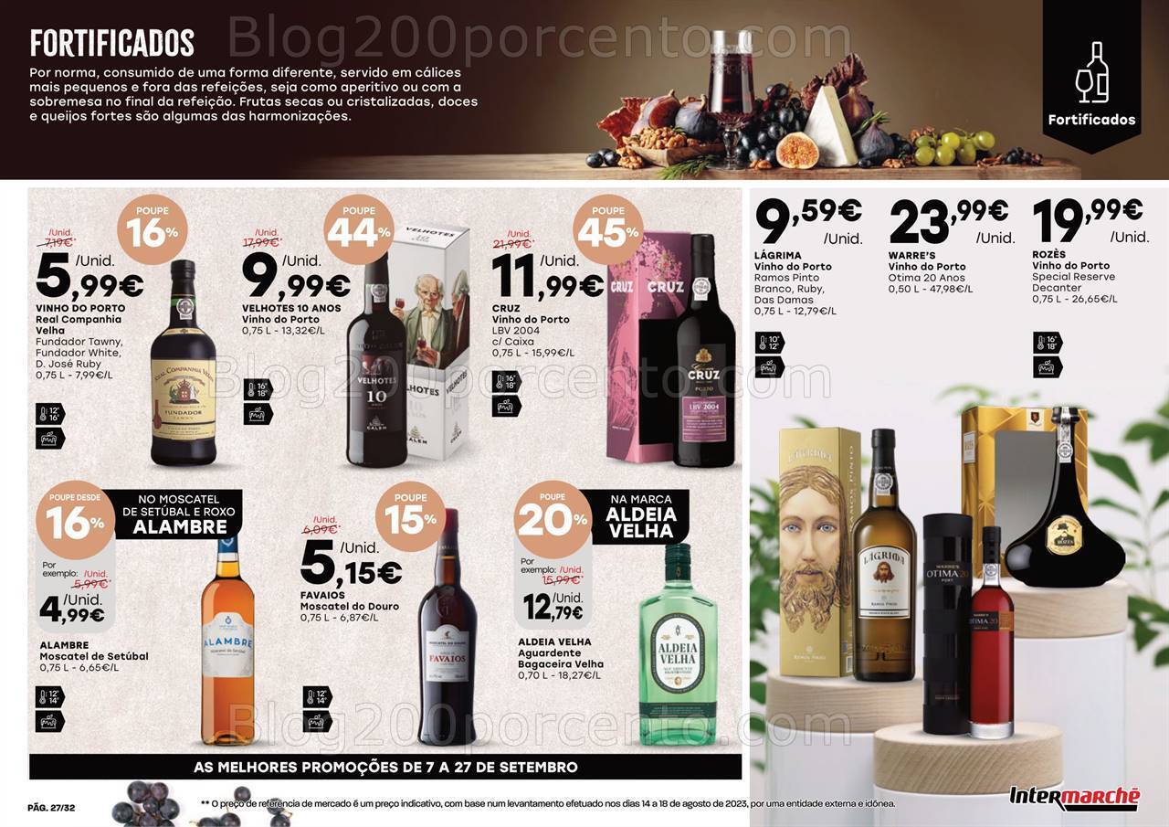 Antevisão Folheto INTERMARCHÉ Festa QEV Promoções de 7 a 27 setembro