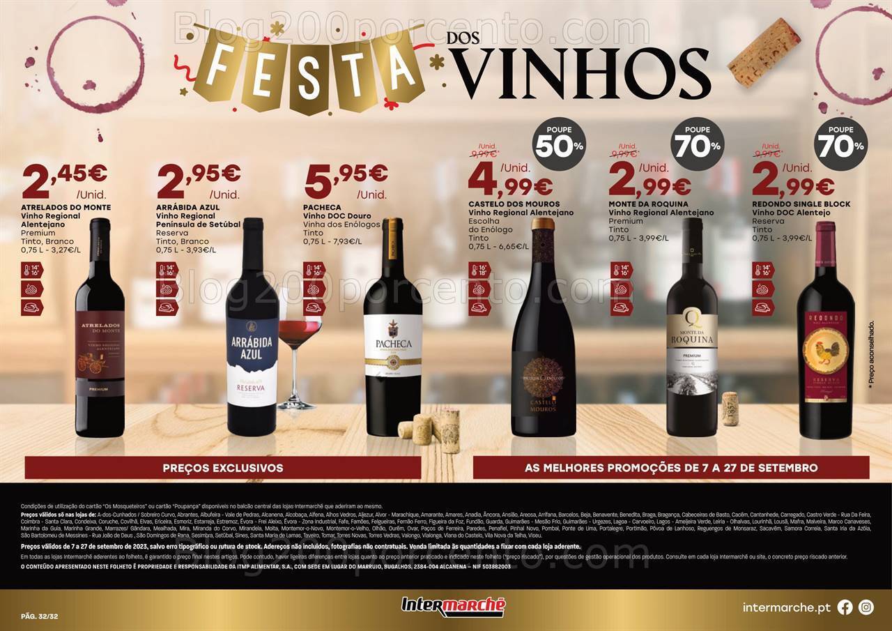 Antevisão Folheto INTERMARCHÉ Festa QEV Promoções de 7 a 27 setembro