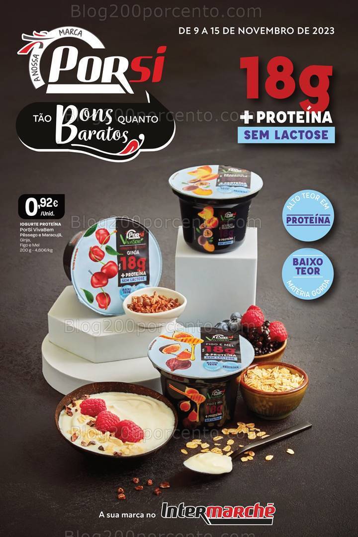 Antevisão Folheto INTERMARCHÉ Porsi Promoções de 9 a 15 novembro