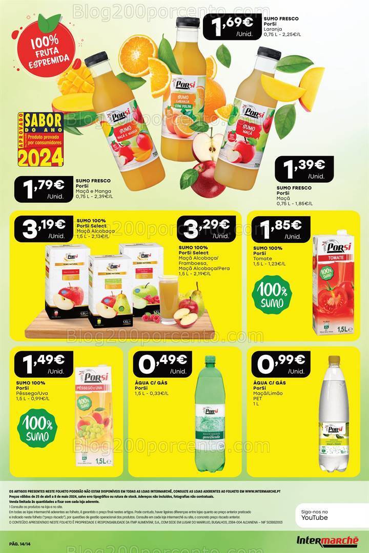 Antevisão Folheto INTERMARCHÉ Porsi Promoções de 25 abril a 8 maio
