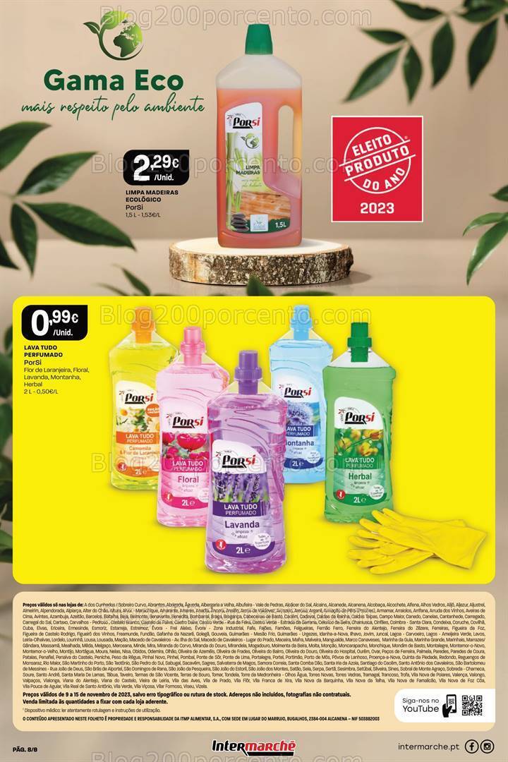 Antevisão Folheto INTERMARCHÉ Porsi Promoções de 9 a 15 novembro