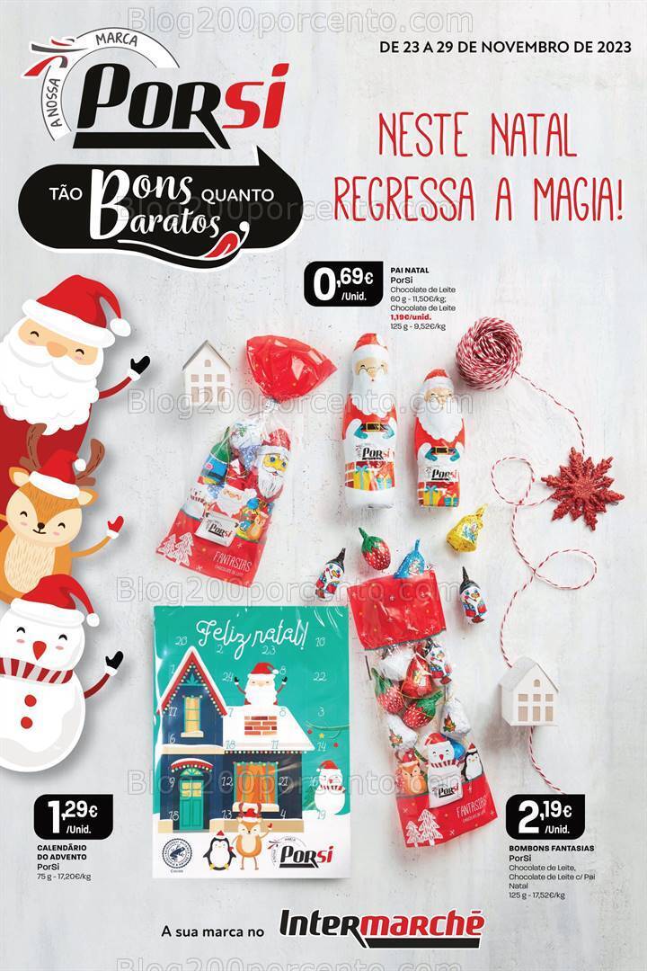 Antevisão Folheto INTERMARCHÉ Porsi Promoções de 23 a 29 novembro